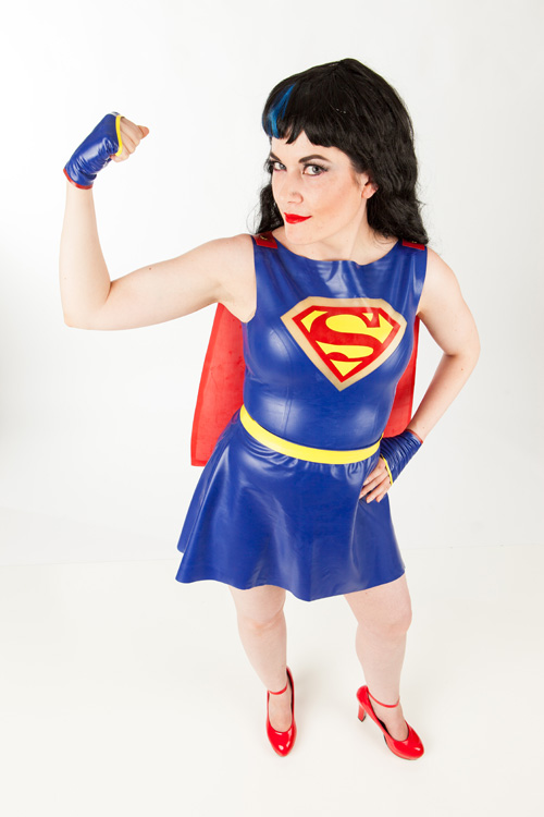Female Superman Pinup