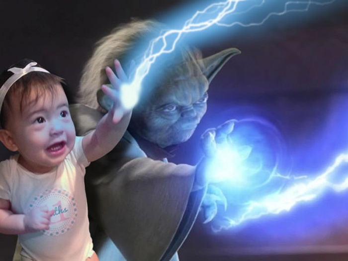 Adorable Toddler Photoshopped into Iconic Geeky Movies