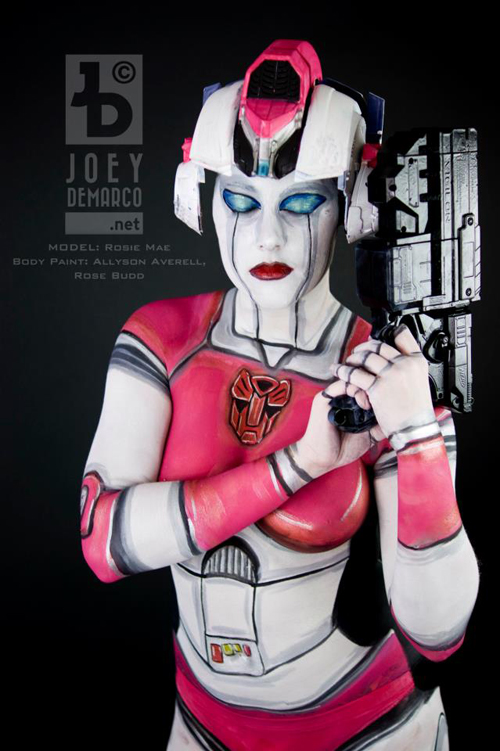 Arcee Transformers Body Paint