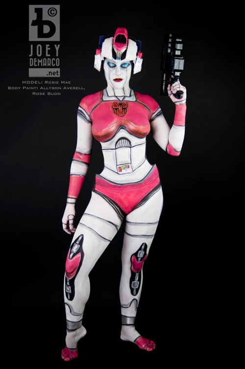Arcee Transformers Body Paint