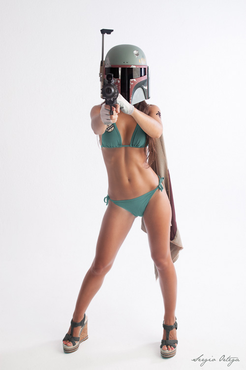 Bikini Boba Fett Photoshoot