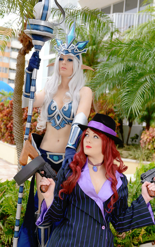 Taxpayer Existence Genuine Tempest Janna and Mafia Miss Fortune Cosplay