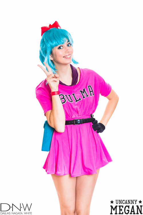 Bulma from Dragon Ball Cosplay