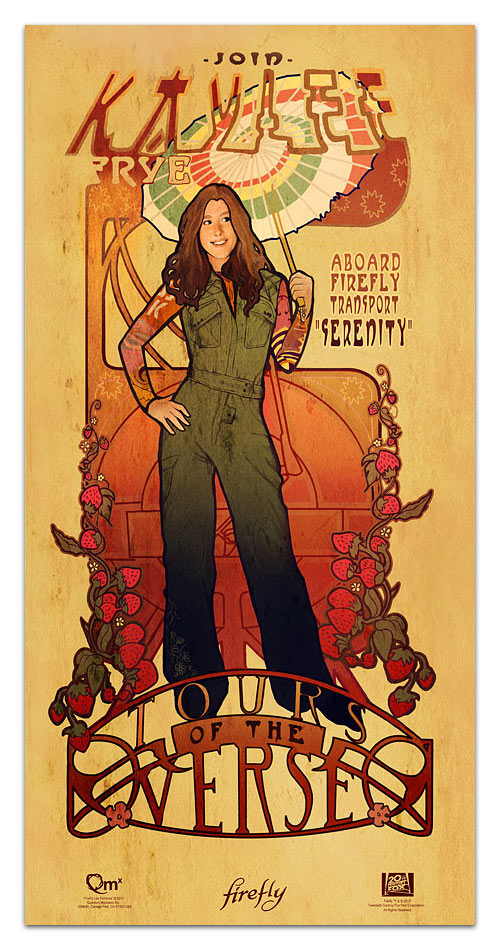 Art Nouveau Firefly Les Femmes Poster Set