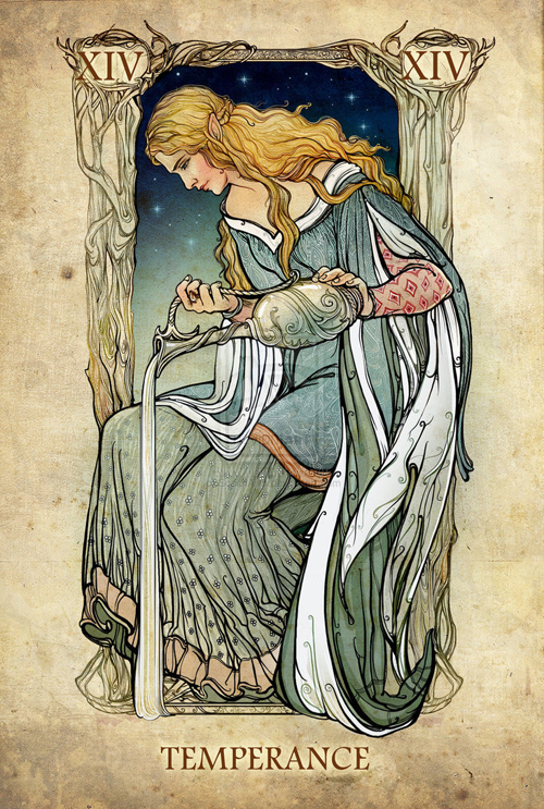 Lord of the Rings Tarot Card Art
