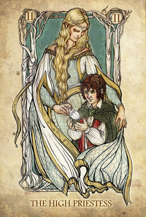 Lord of the Rings Tarot Card Art