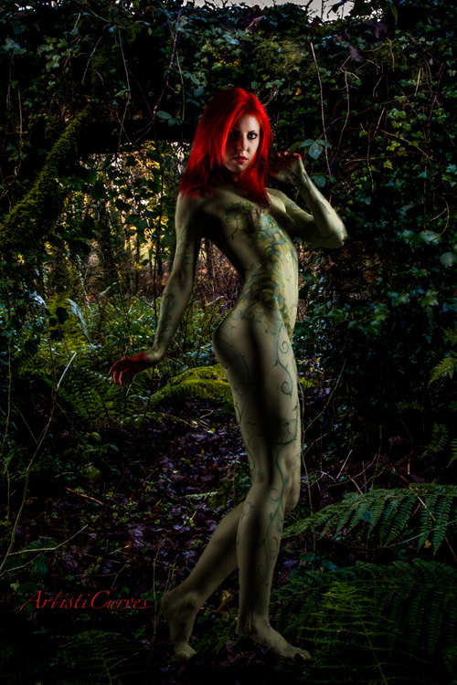 Poison Ivy Body Paint