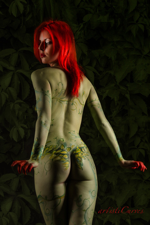 Poison Ivy Body Paint