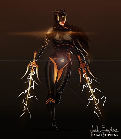 Dark Power Rangers Redesign Fan Art
