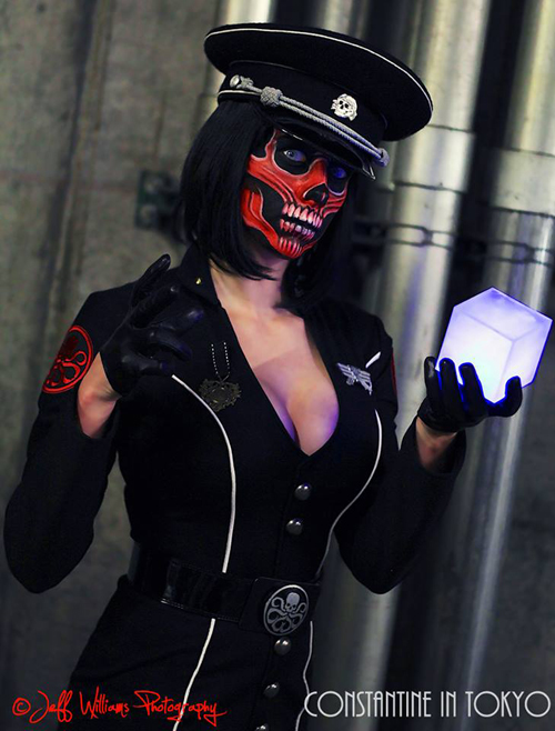 Lady Red Skull Cosplay
