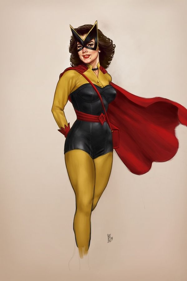 Classic Female Superhero Pinups